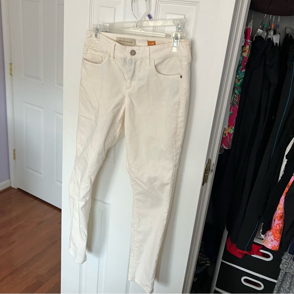Anthropologie Pilcro & the Letterpress Cream Pants